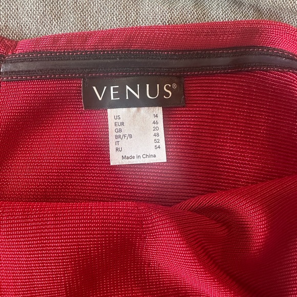 💋 NWT Venus Jessica Rabbit “hold you in” tech bodycon strapless dress Xl RARE - Picture 8 of 16